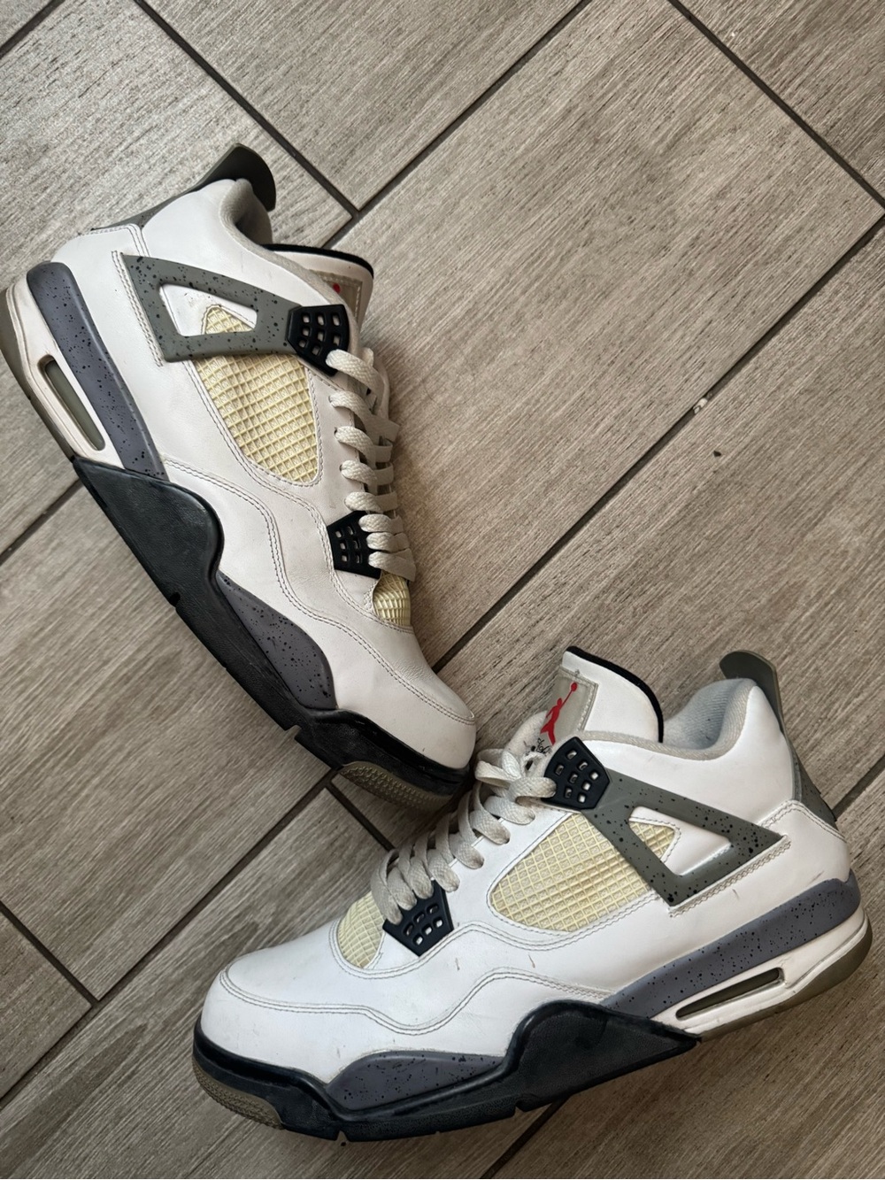 Jordan White Black Gray Retro Basketball Sneakers